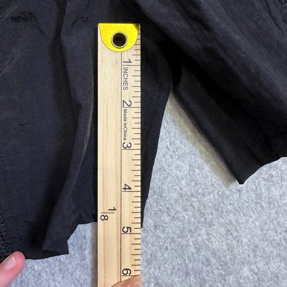 Timber Run Shorts Black Mens L Zip Pockets Elastic Waist Mesh Lined Sports VTG - Picture 9 of 11